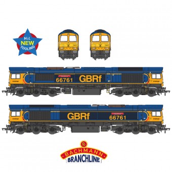 Bachmann Branchline 50-003 GBRf Europorte Diesellok Class66/7 Ep.6 