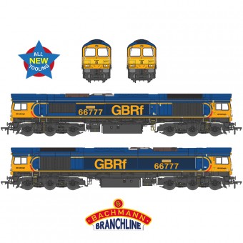 Bachmann Branchline 50-003A GBRf Europorte Diesellok Class66/7 Ep.6 