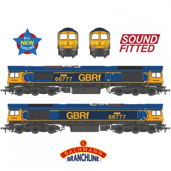Bachmann Branchline 50-003ASF GBRf Europorte Diesellok Class66/7 Ep.6 