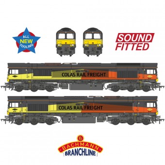 Bachmann Branchline 50-004ASF CRF Diesellok Class 66/8 Ep.6 