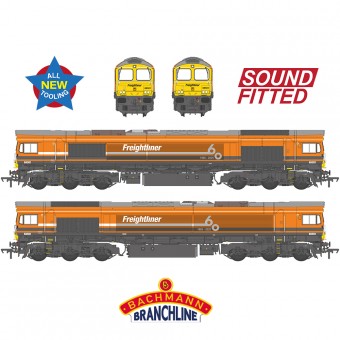 Bachmann Branchline 50-011SF Freightliner Diesellok Class 66/5 Ep.6 