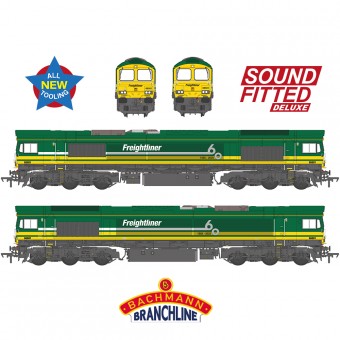 Bachmann Branchline 50-012SFX Freightliner Diesellok Class 66/6 Ep.6 