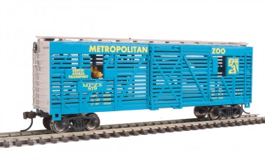 Bachmann USA 19708 Metropolitan Zoo Viehwagen 4-achs 