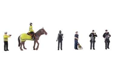 Scenecraft 36-440 Modern Police Figures 