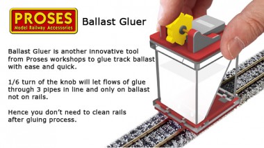 PROSES PBS-FIX-01 Ballast Gluer (Fixer) Spur H0 