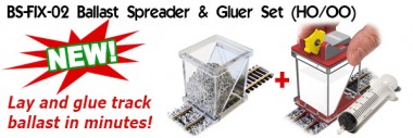 PROSES PBS-FIX-02 Ballast Spreader & Gluer Combo Spur H0 