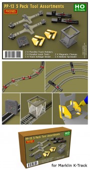 PROSES PPP-13 Werkzeug Sortiment Märklin K-Gleis 