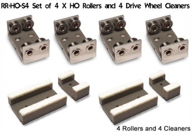 PROSES PRR-H0-04 Rollböcke 4 Stück Spur H0/00 