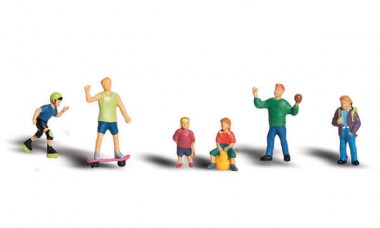 Woodland WA1830 HO Kids At Play 