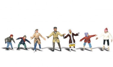 Woodland WA1899 HO Ice Skaters 