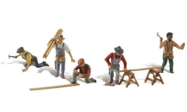 Woodland WA1947 HO Carpenter Crew 