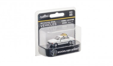 Woodland WAS5370 BMW 733i cremeweiß mit Dachgepäckträger 