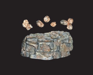 Woodland WC1236 Gießform: klassischer Felsen 