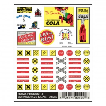 Woodland WDT555 Straßen, Produkt & Hinweisschilder 