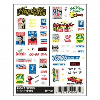 Woodland WDT561 1960er Zeichen & Poster 