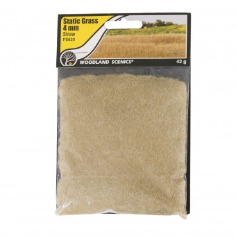 Woodland WFS620 4mm Static Grass Straw 