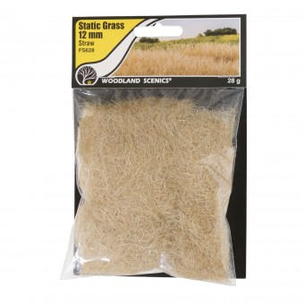Woodland WFS628 12mm Static Grass Straw 