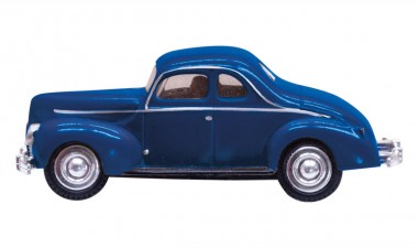 Woodland WJP5598 HO Blue Coupe 