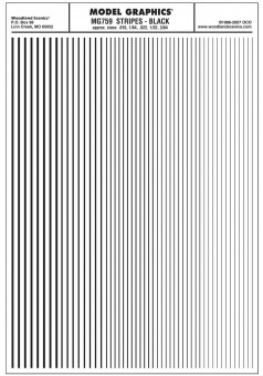 Woodland WMG759 Streifen, schwarz 