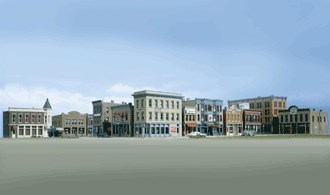 Woodland WS1485 Stadt- und Fabrik-Bauset 