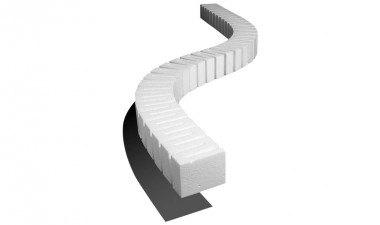 Woodland WST1408 Bahntrasse 5,1 cm, 4 St. 