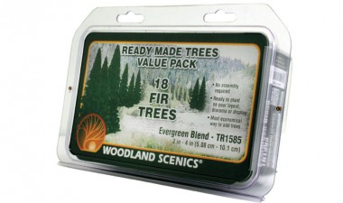 Woodland WTR1585 Evergreen-Bäume 2-4, 18 St. 