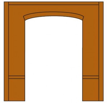 DPM DPM30107 Street Level Open Archway, 4 St.  