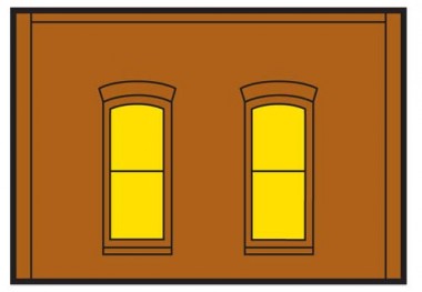 DPM DPM30130 Single Story Window Wall, 4 St. 