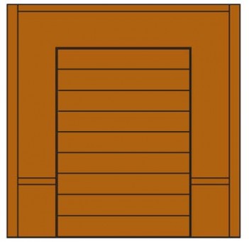 DPM DPM30132 Street Level Overhead Door, 4 St. 