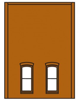 DPM DPM30137 Two-Story Two Lower Window Wall, 4 St. 
