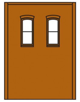DPM DPM30139 Two-Story Two Upper Window Wall, 4 St. 