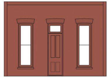 DPM DPM60104 Street/Dock Level Entry Door, 3 St. 