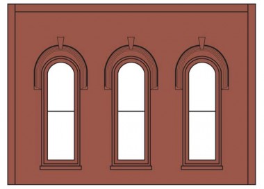 DPM DPM90102 Arched Window 