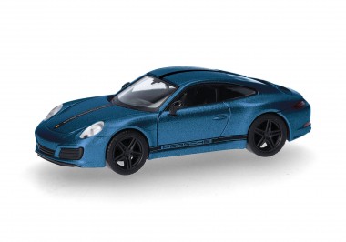 Herpa 430418-002 Porsche 911 (991) Carrera 4S saphirblau 