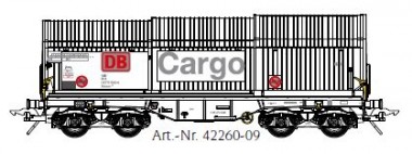 Lenz 42260-09 DB Cargo Teleskophaubenwagen Ep.5b 