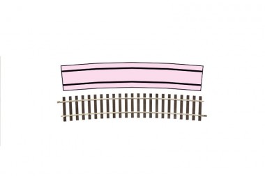 Lenz 45025 Gleis gebogen R10 11,25°  