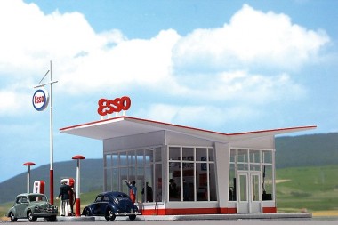 Busch 1005 ESSO Tankstelle 50er Jahre ab Ep.3 