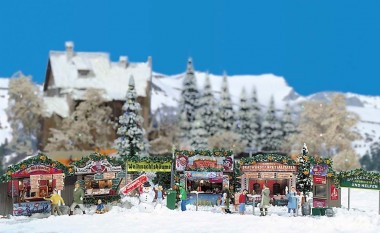 Busch 1059 Weihnachtsmarktbuden 