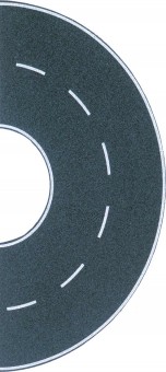 Busch 1103 Asphaltstraße Kurve 180° 