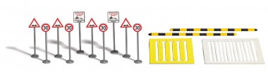 Busch 1110 Verkehrsberuhigungs-Set H0    