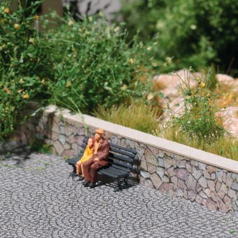 Busch 1126 Steinmauer H0 