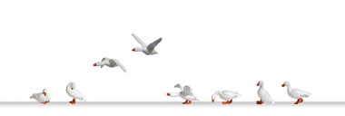 Busch 1195 Hausgänse 