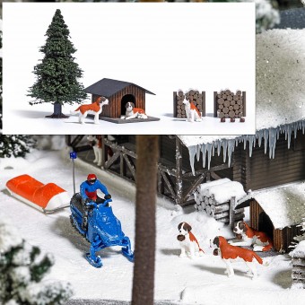 Busch 1198 Bernhardiner H0 