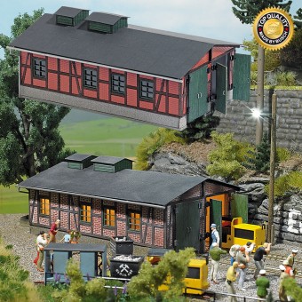 Busch 1475 Grubenbahn Lokschuppen 