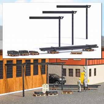 Busch 1815 Paletten mit Maschinenteilen  