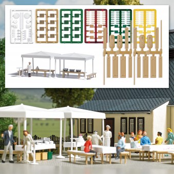 Busch 1830 Catering-Set mit Koch 