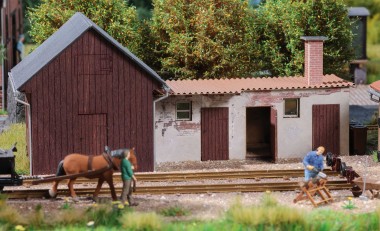 Busch 1929 Nebengebäude / Schuppen H0 