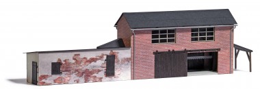 Busch 1976 Steinsägegebäude mit Gattersäge 