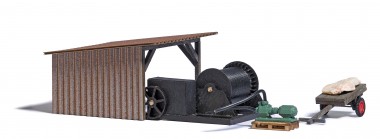 Busch 1977 Wasserpumpe/Winde/Wagen 