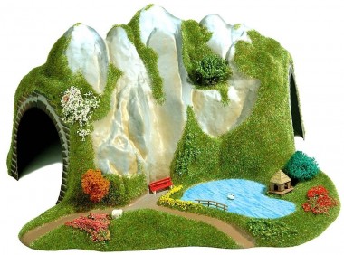 Busch 3011 Tunnel mit See 